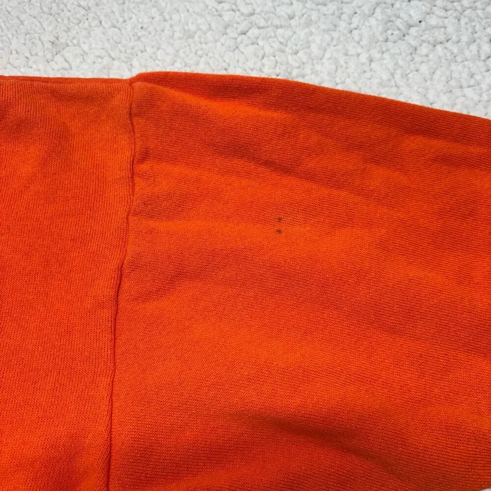 Vintage Tiger Cub Scouts Sweatshirt Youth Medium Orange Uniform Scouting USA